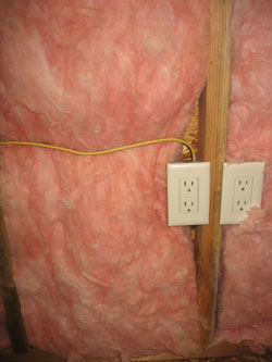 Bad Fiberglass Batt Insulation