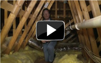 Insulating attics with spray foam