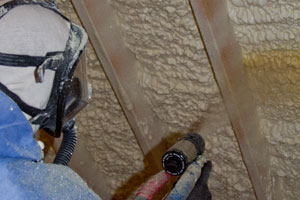 Special equipment is required to apply spray foam insulation 