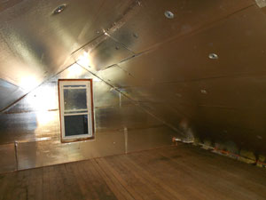 Attic After SuperAttic™ has been installed