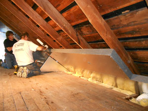 Super Attic Being Installed