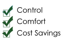 Control, Comfort, Cost Savings